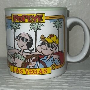 Popeye Modern Times at MGM Grand Las Vegas 1993 Coffee Mug